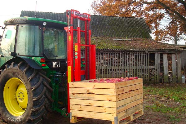 Photos de terrain de l'ascenseur Duplex de Tecnoagri