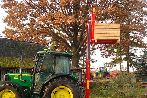 Photos de terrain de l'ascenseur Duplex de Tecnoagri